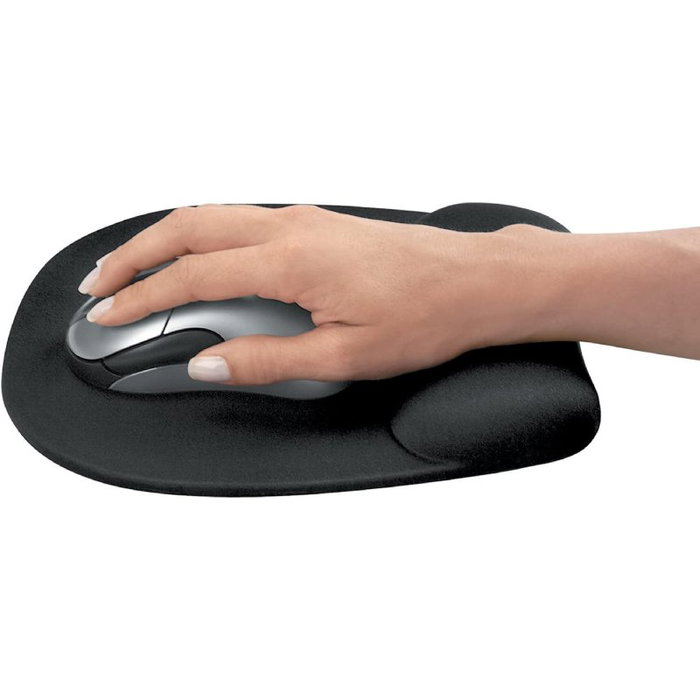 Fellowes Alfombrilla con Reposamuñecas Memory Foam Negro Fellowes Alfombrilla con Reposamuñecas Memory Foam Negro
